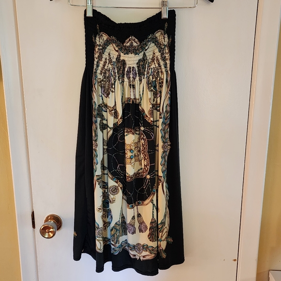 Strapless summer dress mini y2k 90s retro vintage - Picture 8 of 8